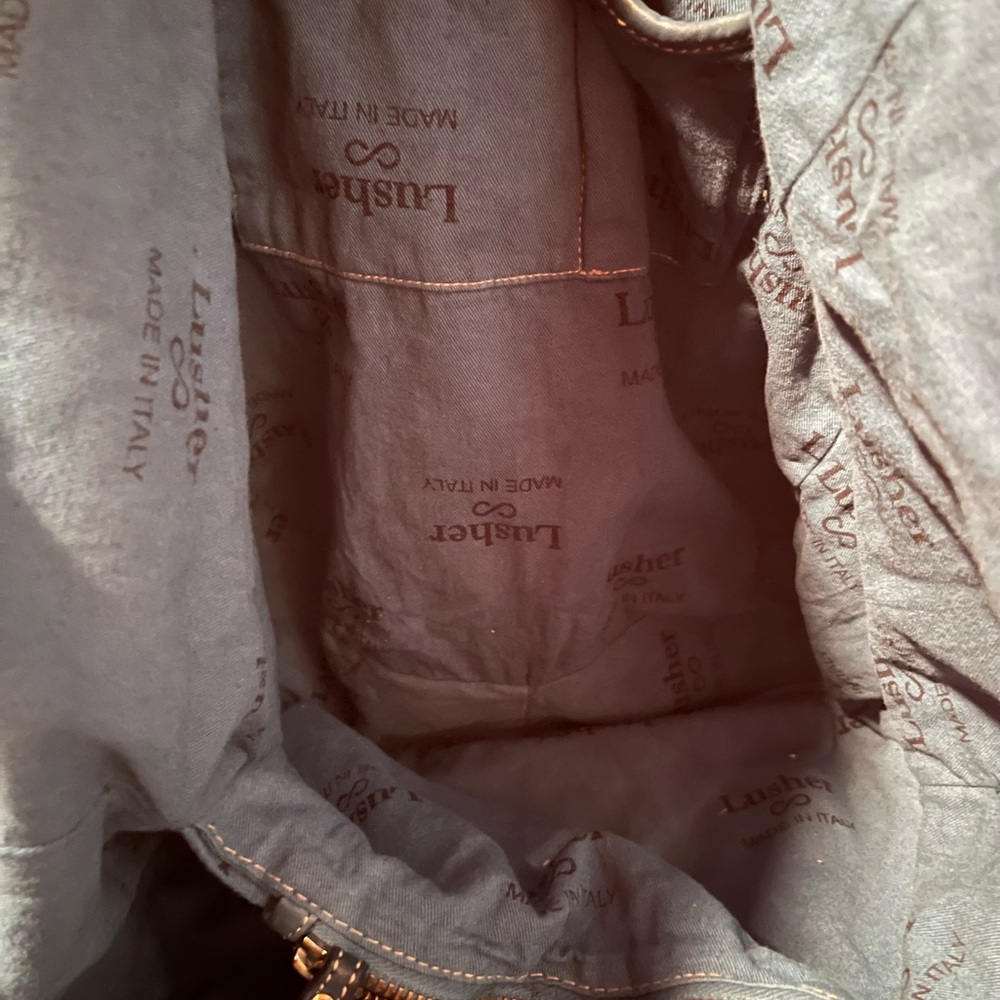 Lusher brand super slouchy blue hobo bag - Picture 12 of 12